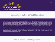 Tablet Screenshot of oroosh.com.au